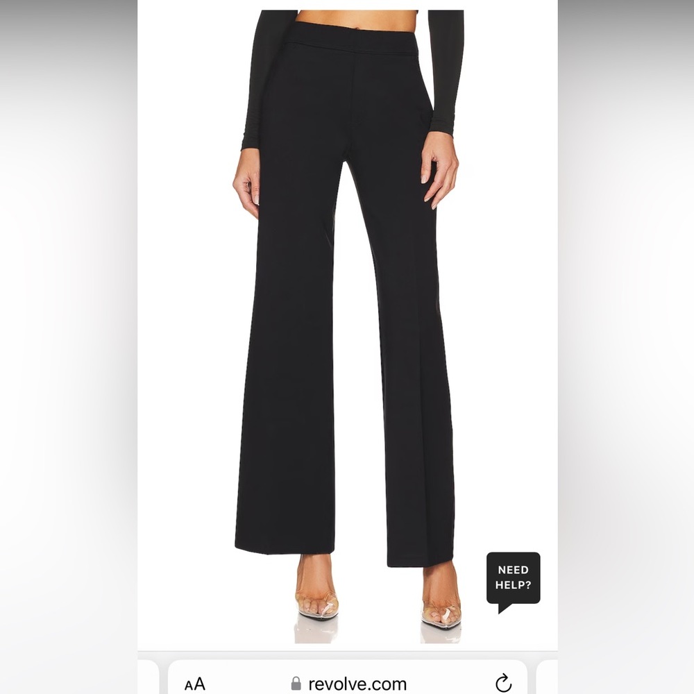 new Spanx the perfect pant wide leg in black
